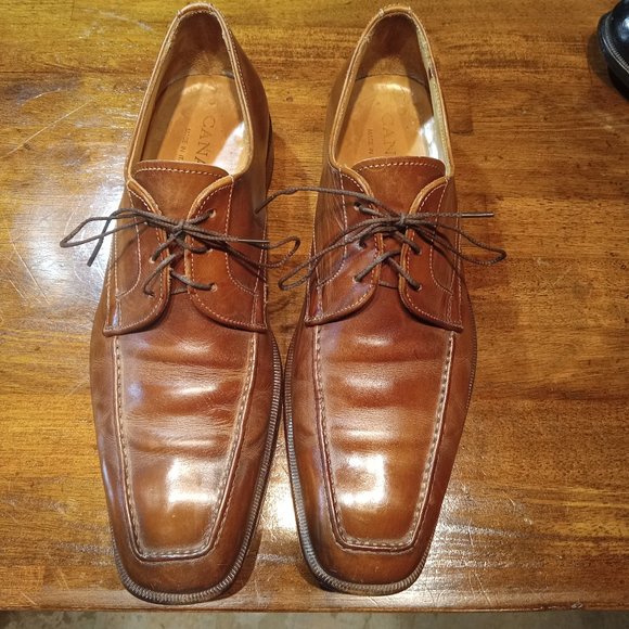Canali Italian Bicycle Toe Leather Shoe 43 Eu 9.5 US